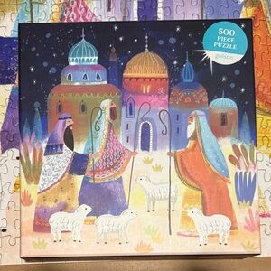 Galison Journey of the Three Kings Christmas puzzle